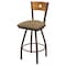 Holland Bar Stool Co 36" Swivel Counter Stool, Brnz Finish, Med Back, Canter Sand Seat X830 - alternate 1